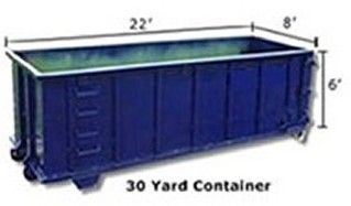 30 Yard Container | Fayetteville, NC | Cumberland Septic Services Inc.