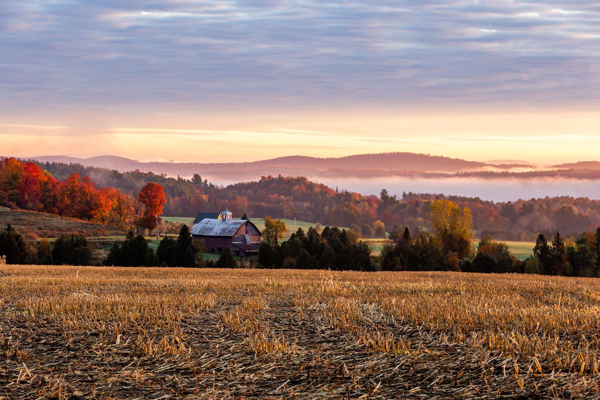 Photo by Tim Kirchoff A photo of a Vermont farm by Tim Kirchoff