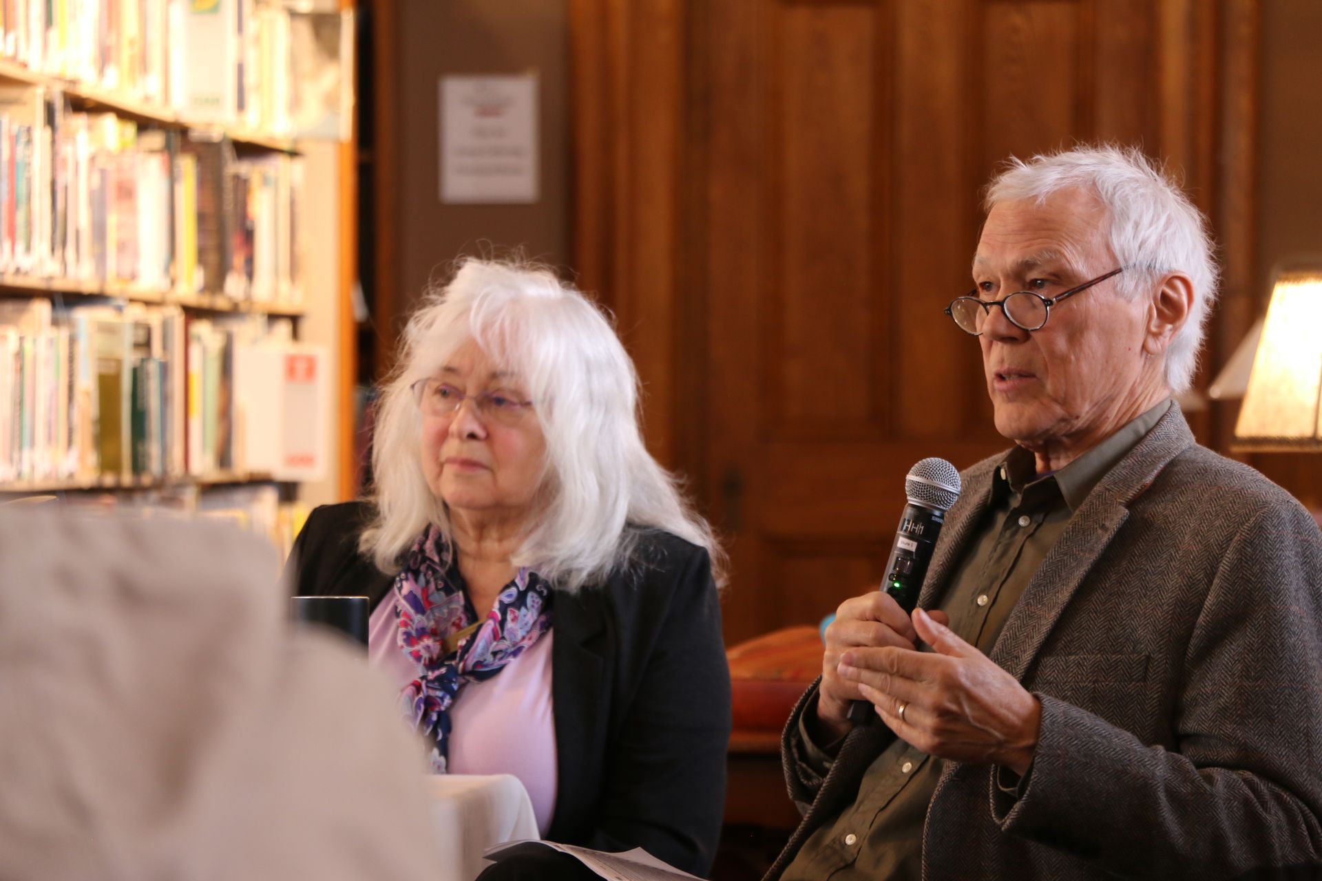 Vermont State Representative Scott Campbell  addresses community members at the Northeast Kingdom Chamber of Commerce Legislative Breakfast.