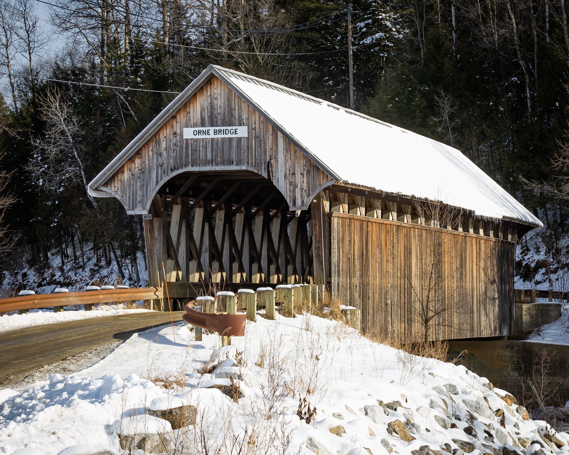 Photo by Tim Kirchoff A covered bridge photo by Tim Kirchoff