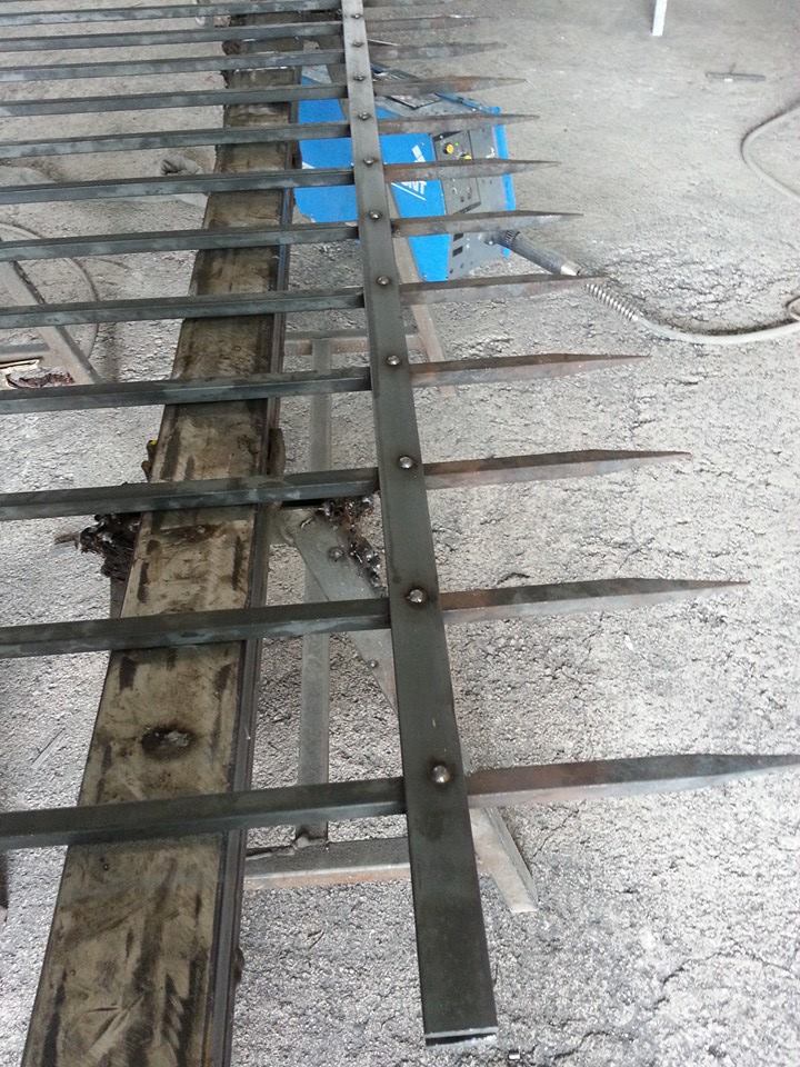 cancellata in ferro - particolare