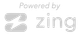 A logo for a company that is powered by zing