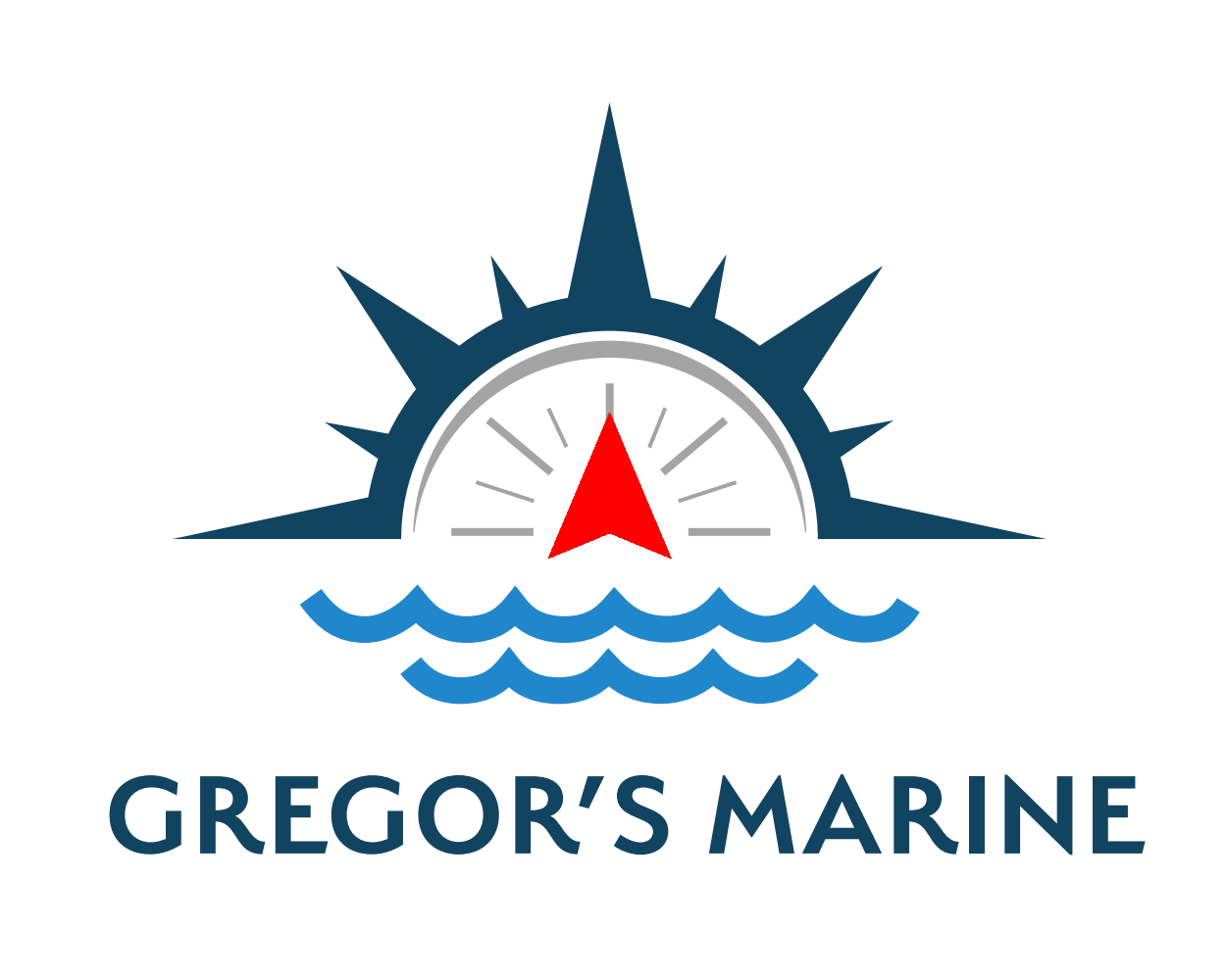 Gregor's Marine Logo