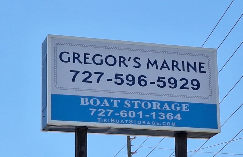 Gregor's Marine, a marine sales and service shop in Largo, Florida