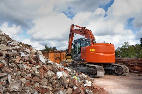Tearing down old buildings