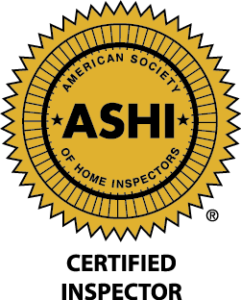 An american society of home inspectors certified inspector seal