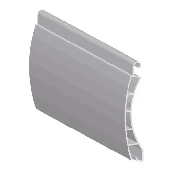 campione tapparella in PVC bianca