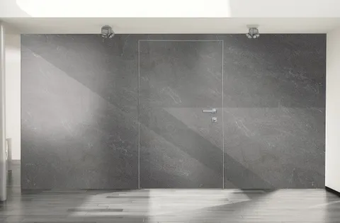 porta blindata mimetizzata con parete