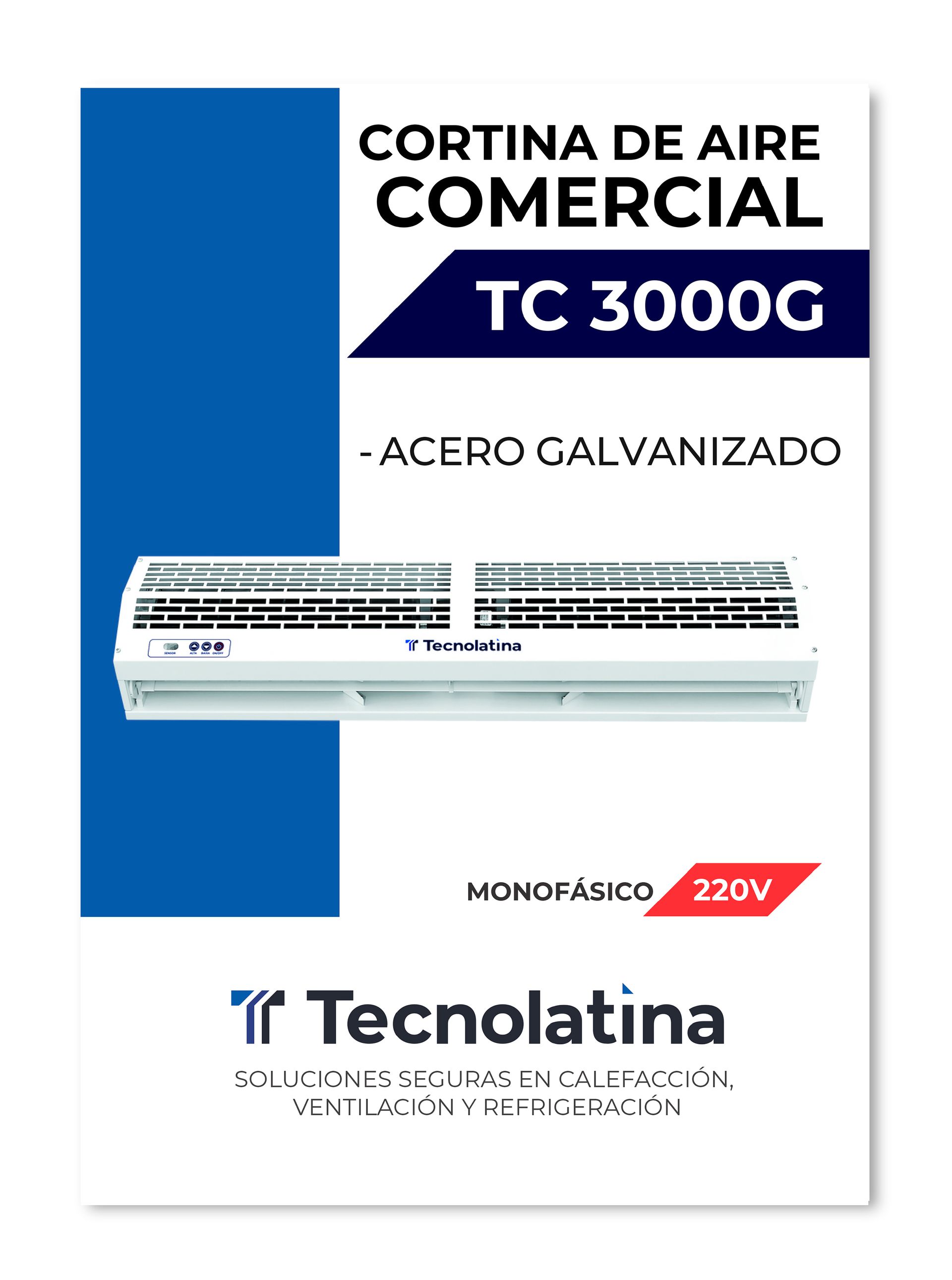 pdf cortina de aire ti3000g tecnolatina