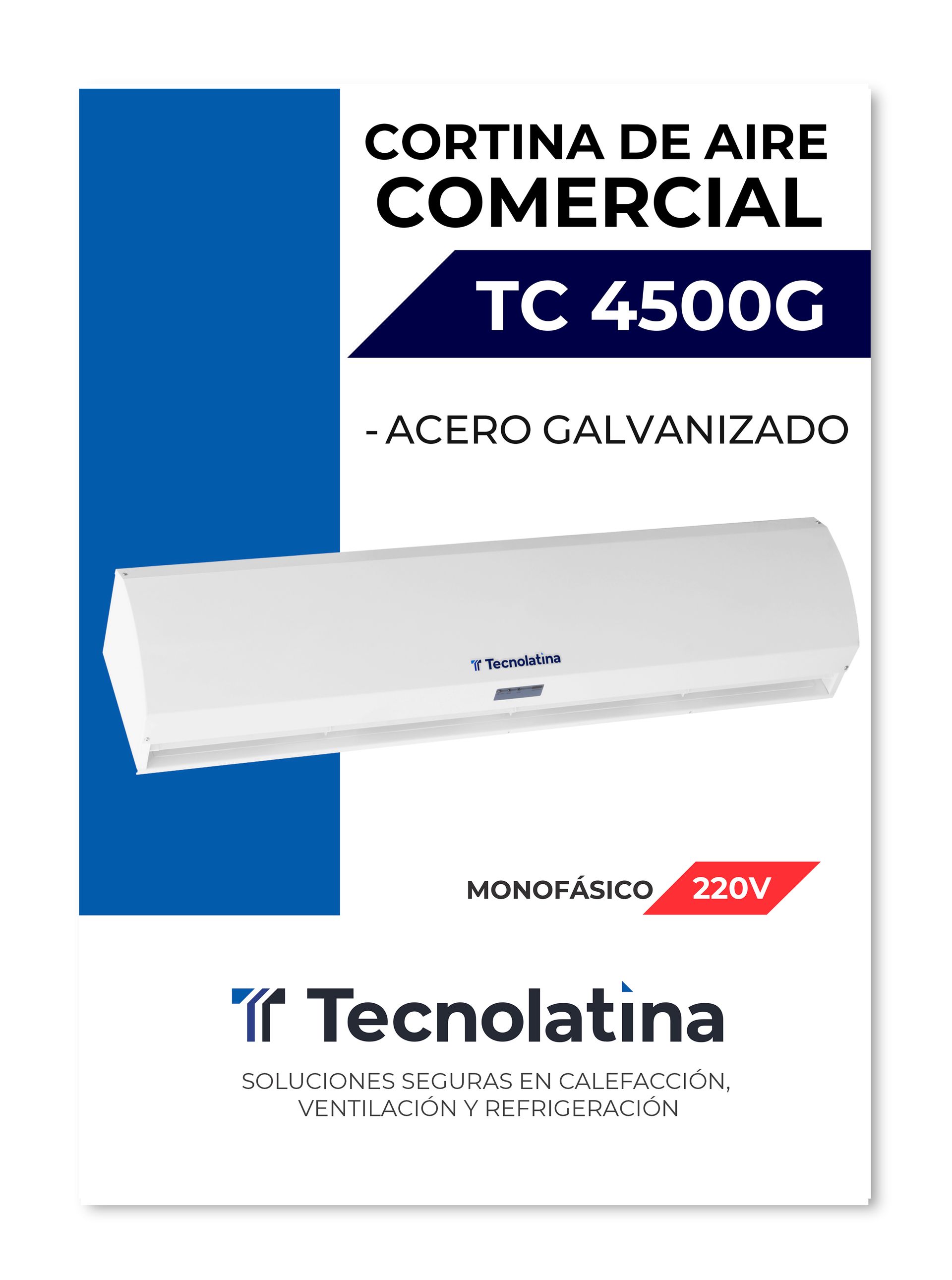 pdf cortina de aire ti4500g tecnolatina