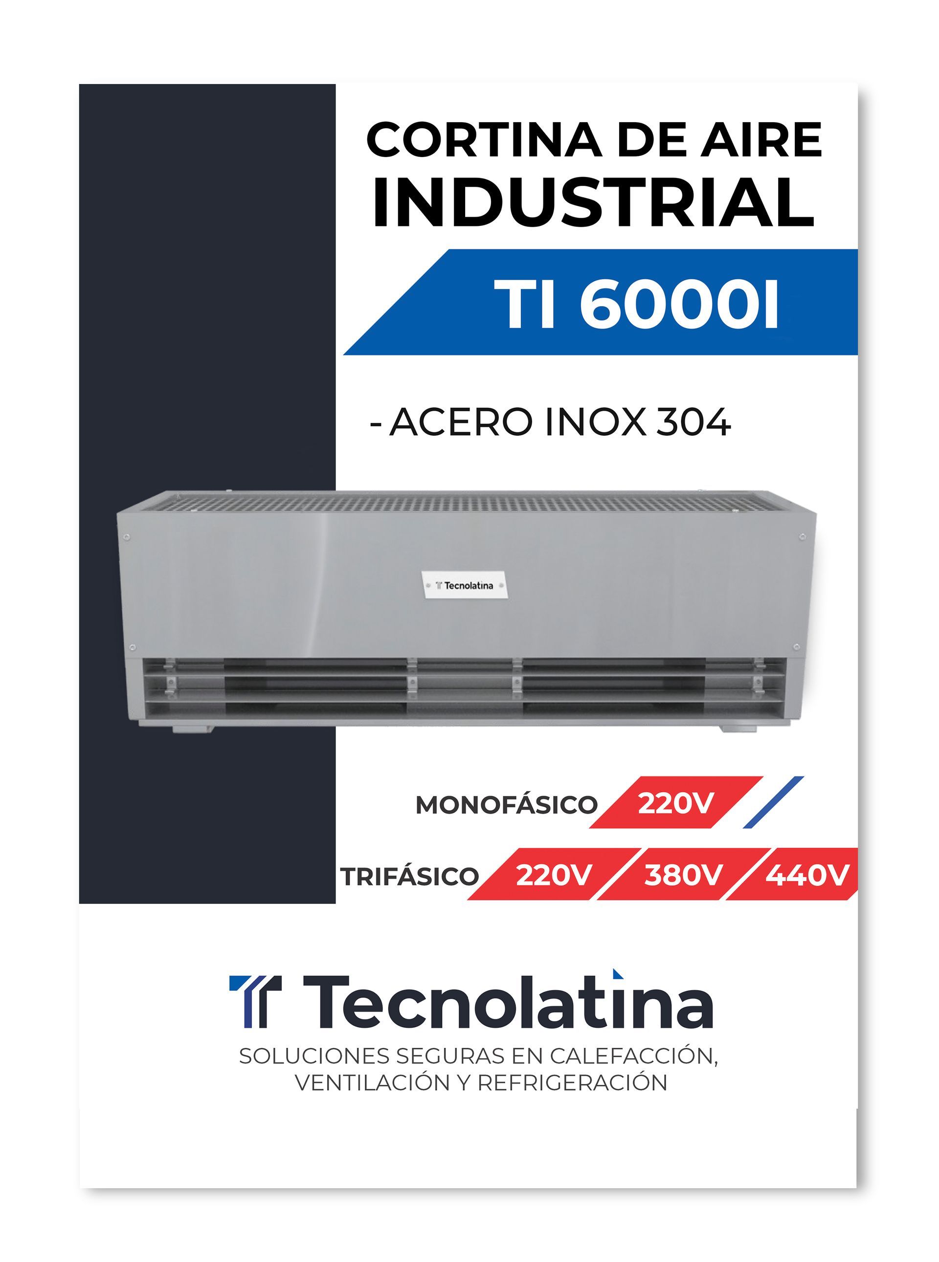 pdf cortina de aire ti6000i tecnolatina