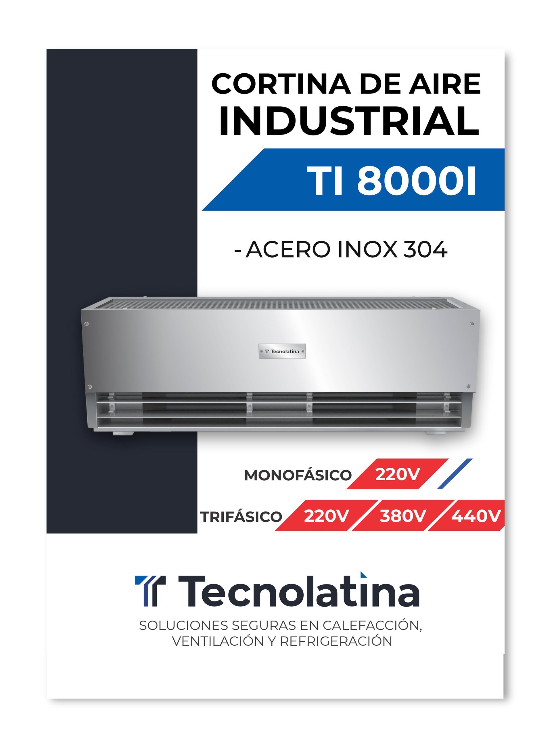pdf cortina de aire ti8000i tecnolatina