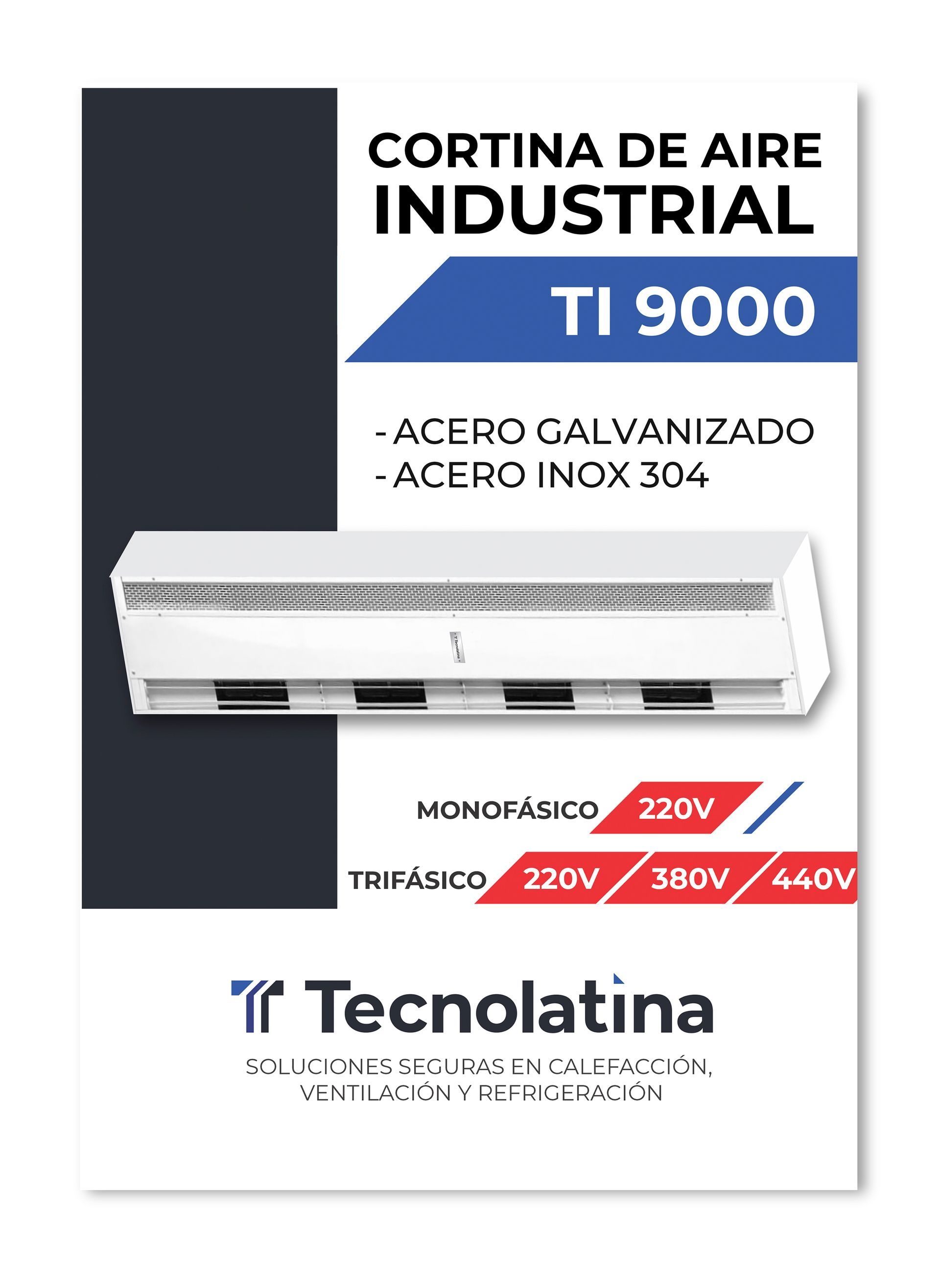 pdf cortina de aire ti9000i tecnolatina
