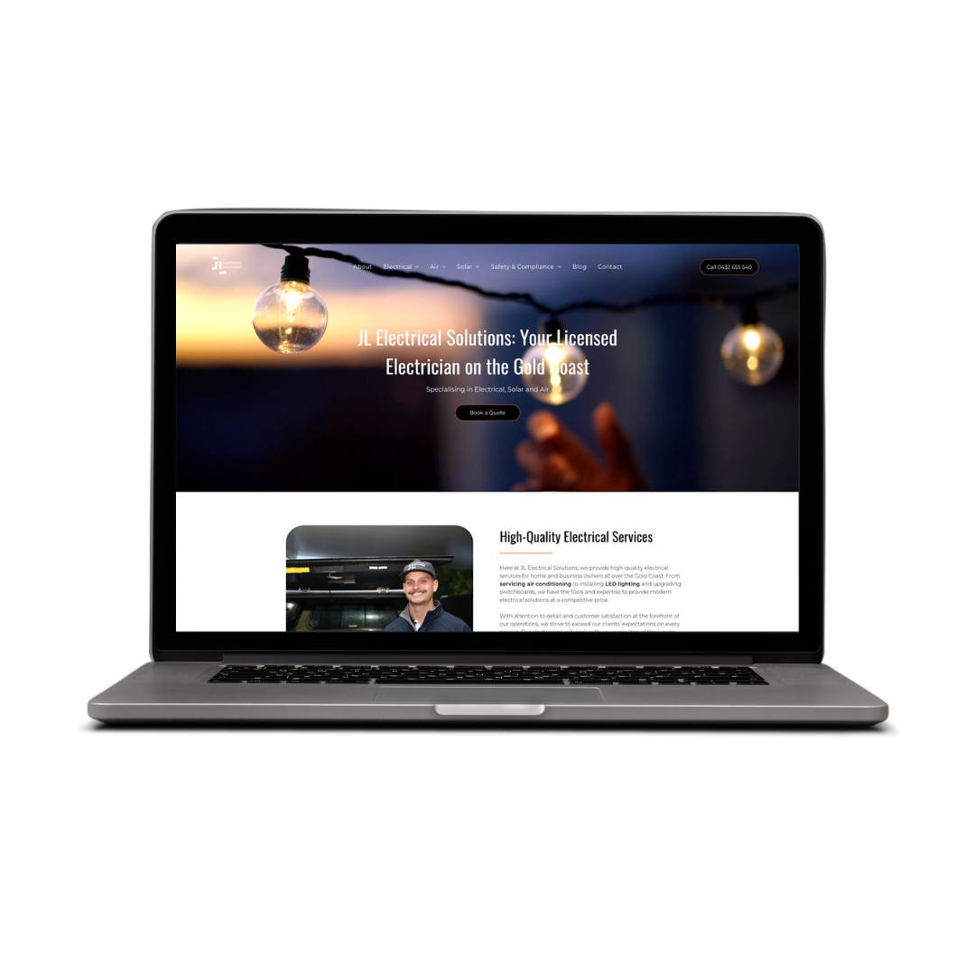 A website not built on WordPress