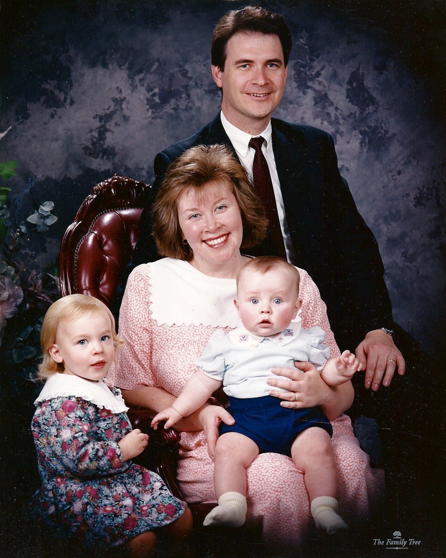 young family with kids