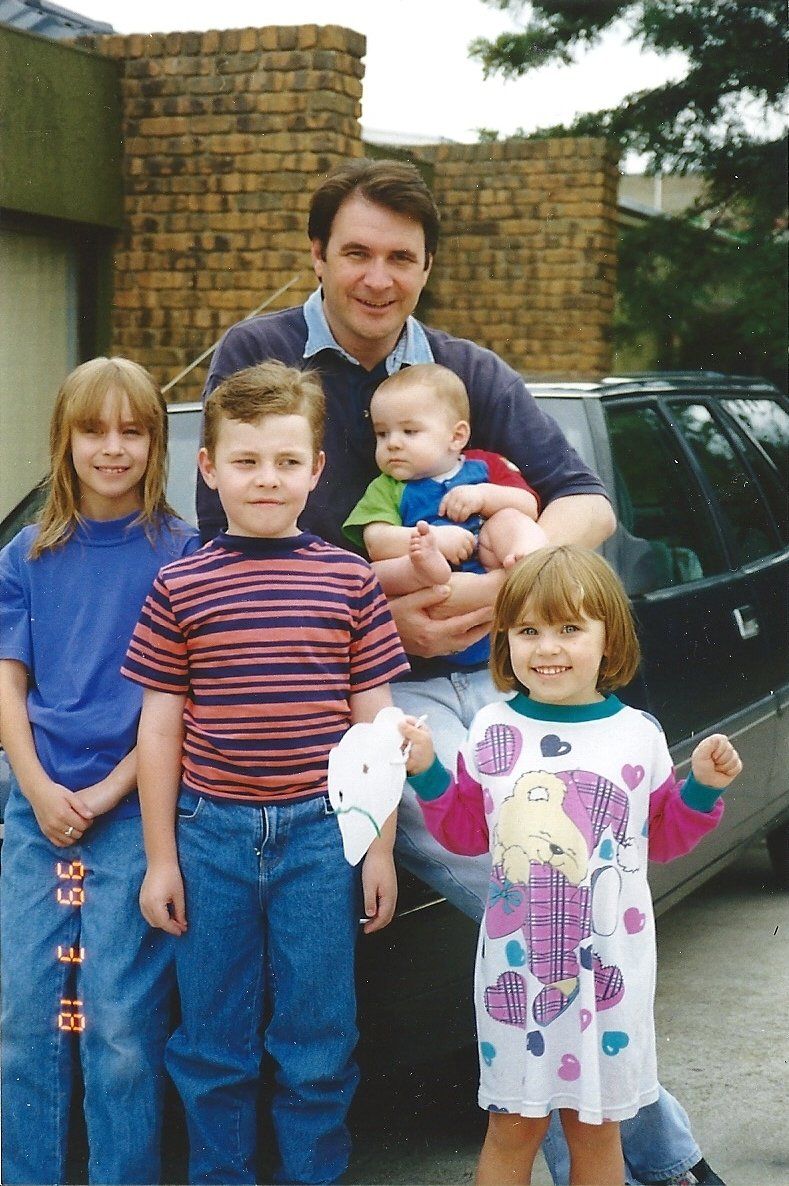 father with their kids