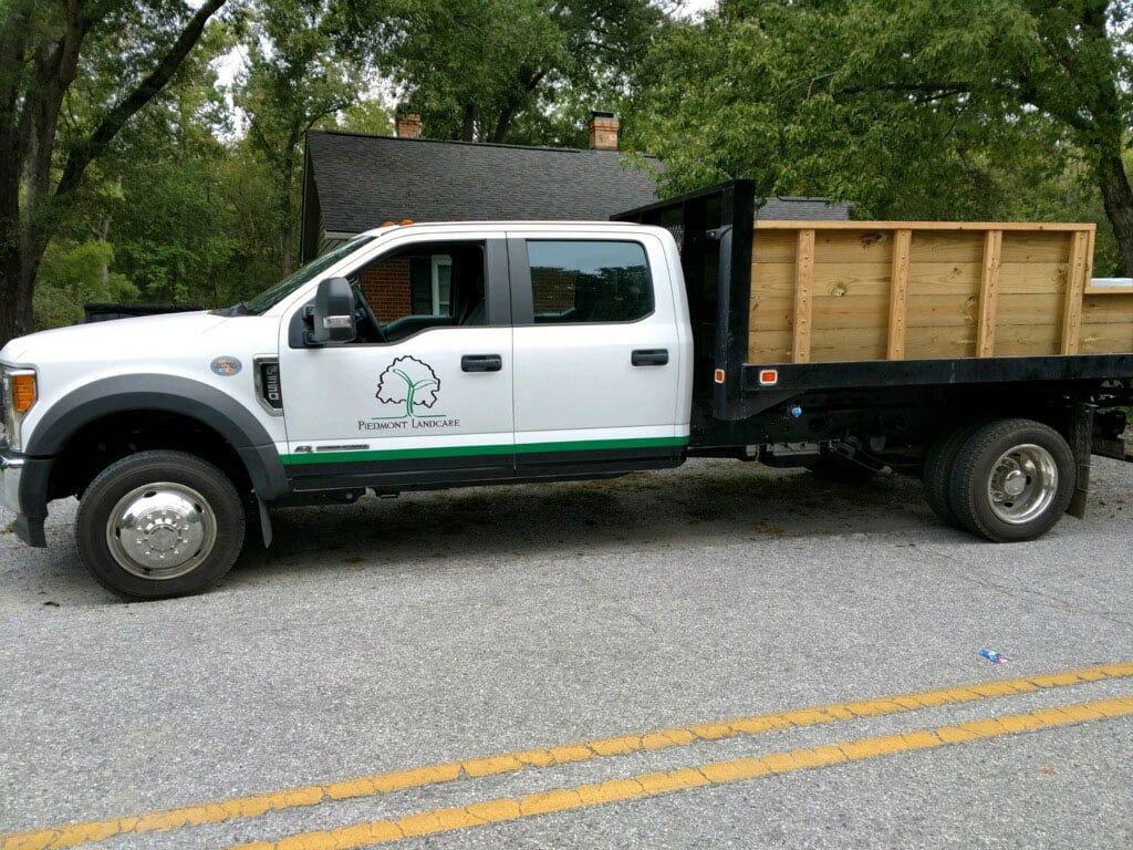 Piedmont Landscape Truck — High Point, NC — C & R Graphics