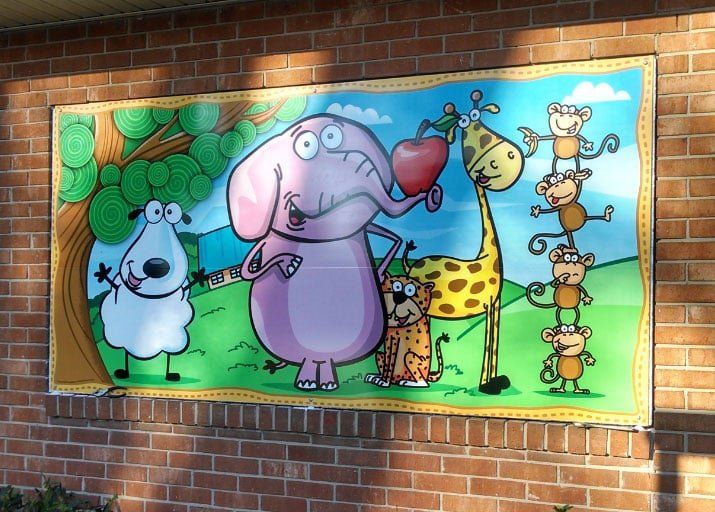 School Mural — High Point, NC — C & R Graphics