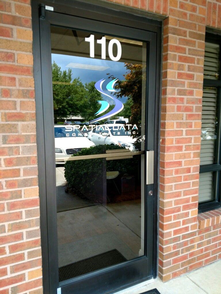 Spatial Data Window Sign — High Point, NC — C & R Graphics