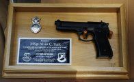 Hand Gun on Plaque — Somersworth NH — Awards Plus