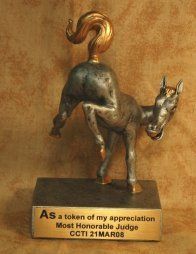 Most Honorable Judge Award — Somersworth NH — Awards Plus