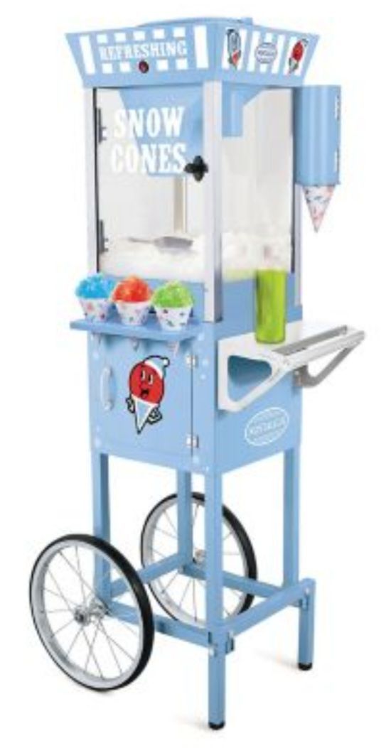 A pink blender is being used to make ice cream.