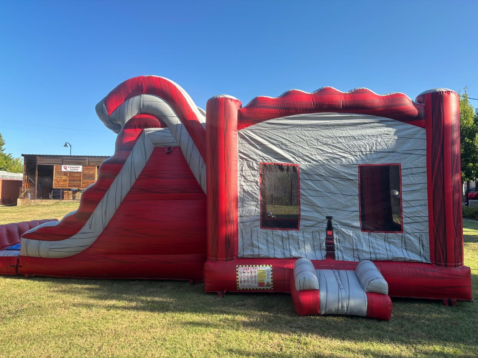 Barbie bounce house.