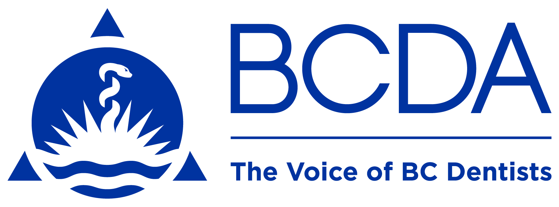 The logo for bcda the voice of bc dentists