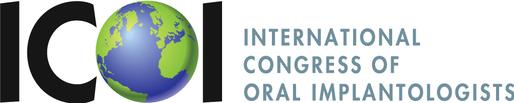 The logo for the international congress of oral implantologists