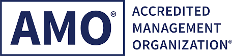 AMO Accredited Management Organization Logo