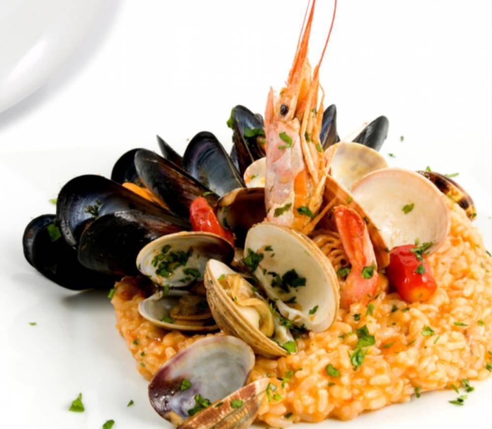 Primi piatti di mare, Risotto alla Pescatora.
