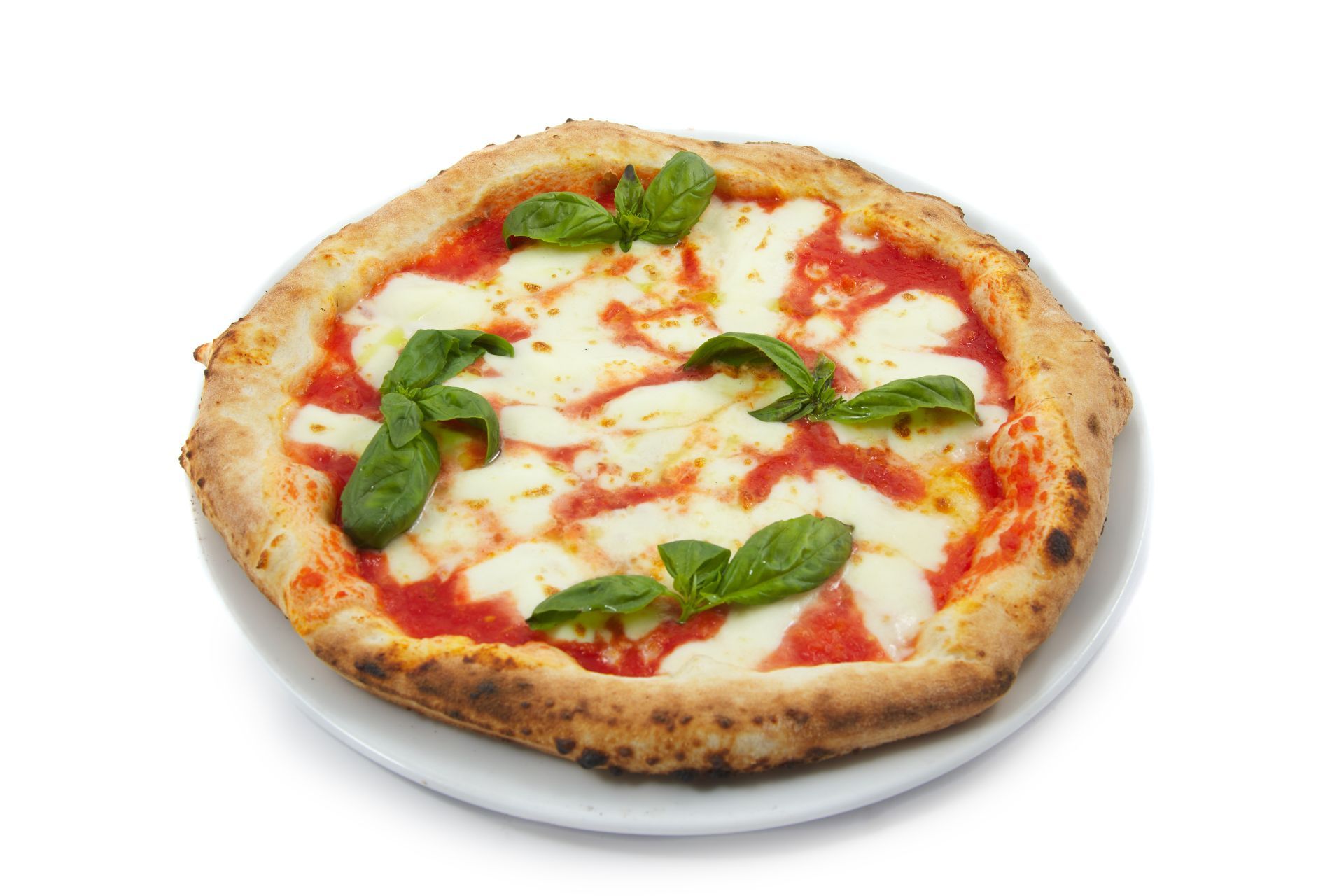 Pizza fior di latte e pomodoro San Marzano.