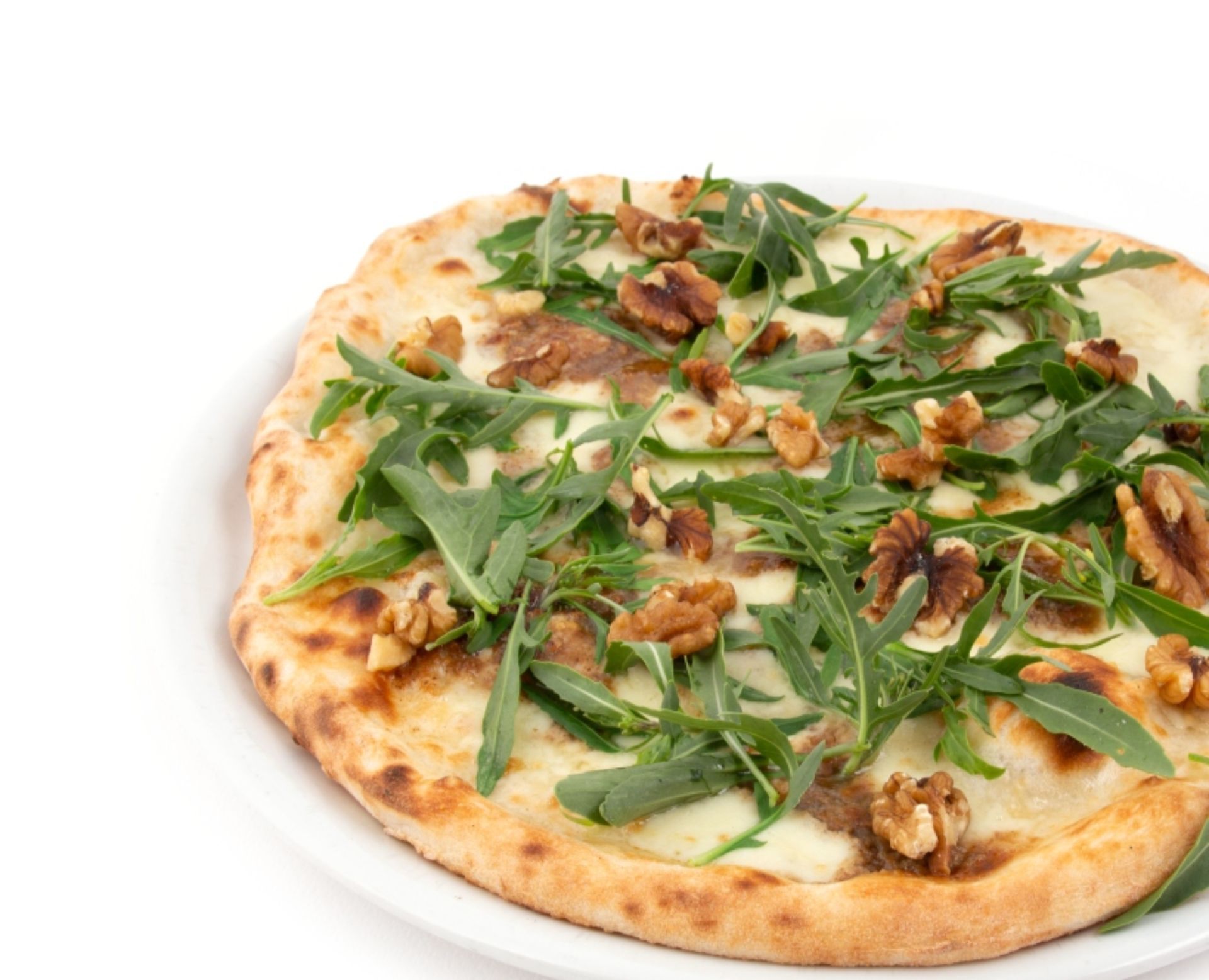 Pizza noci e salsiccia