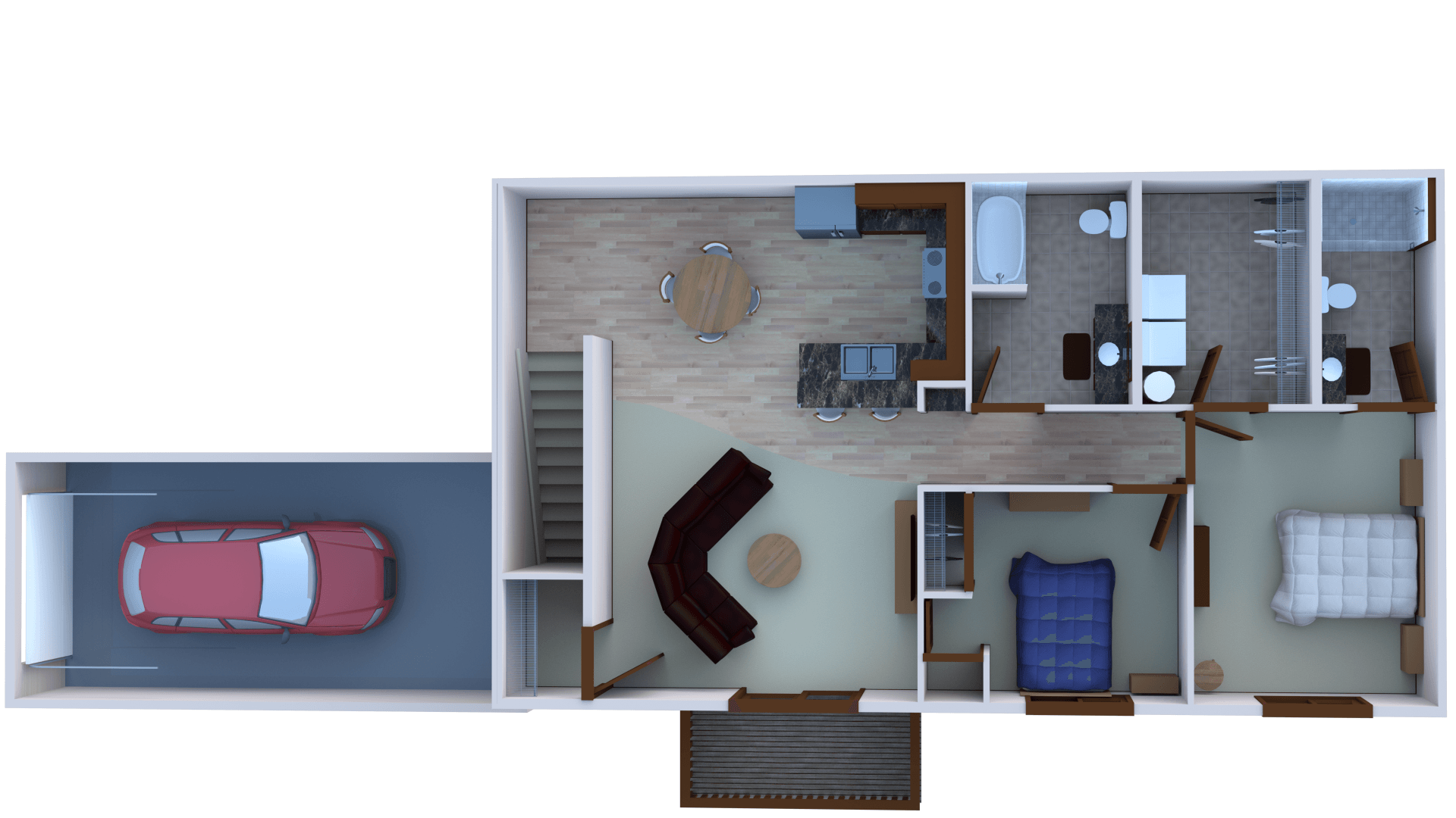 UPPER LEVEL FLOORPLAN B