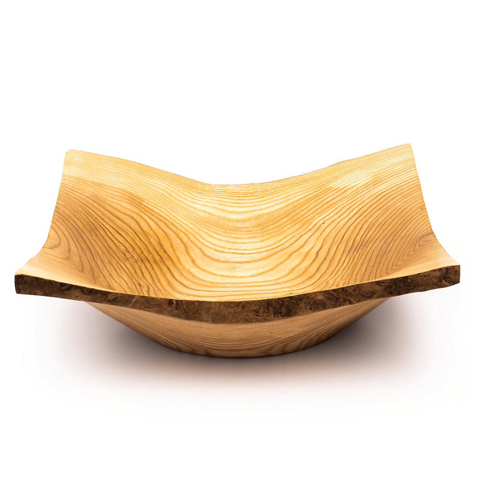 hand carved wooden bowl by Matthews Studio
