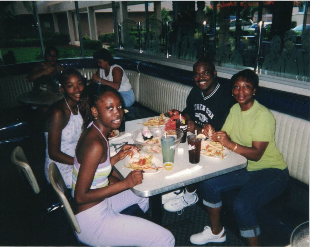 Lamont and his family