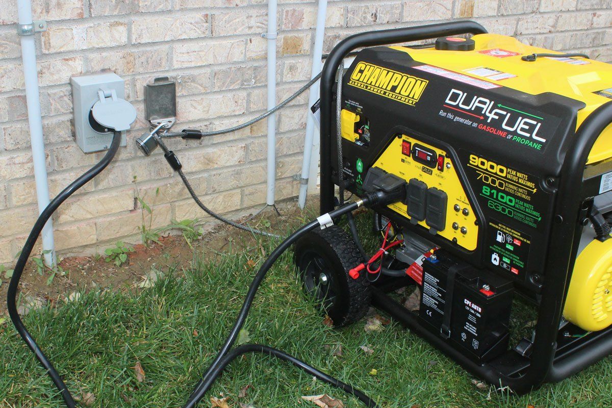 AnchorHog Product Protecting a Generator