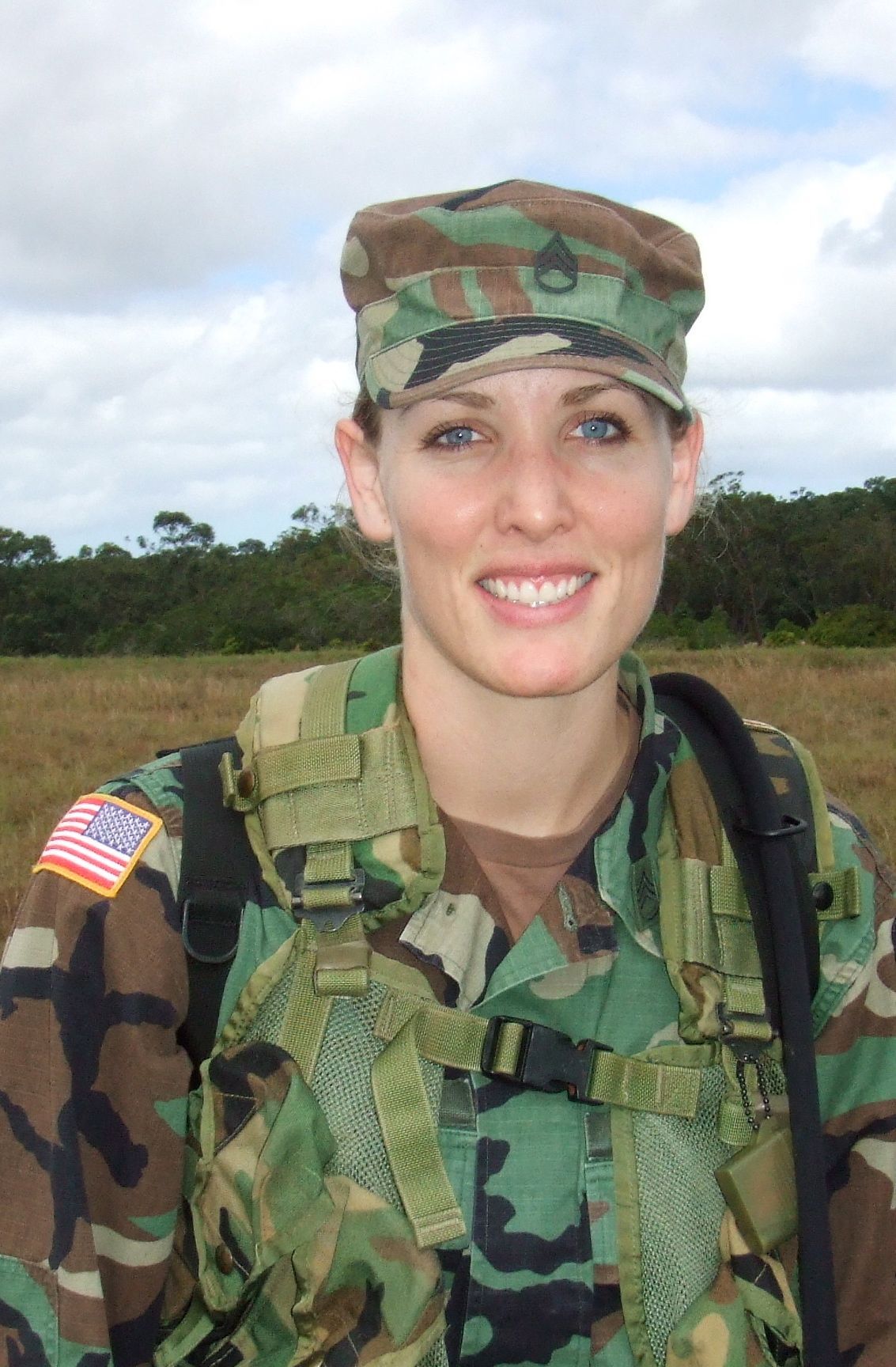 Renee in Military Uniform