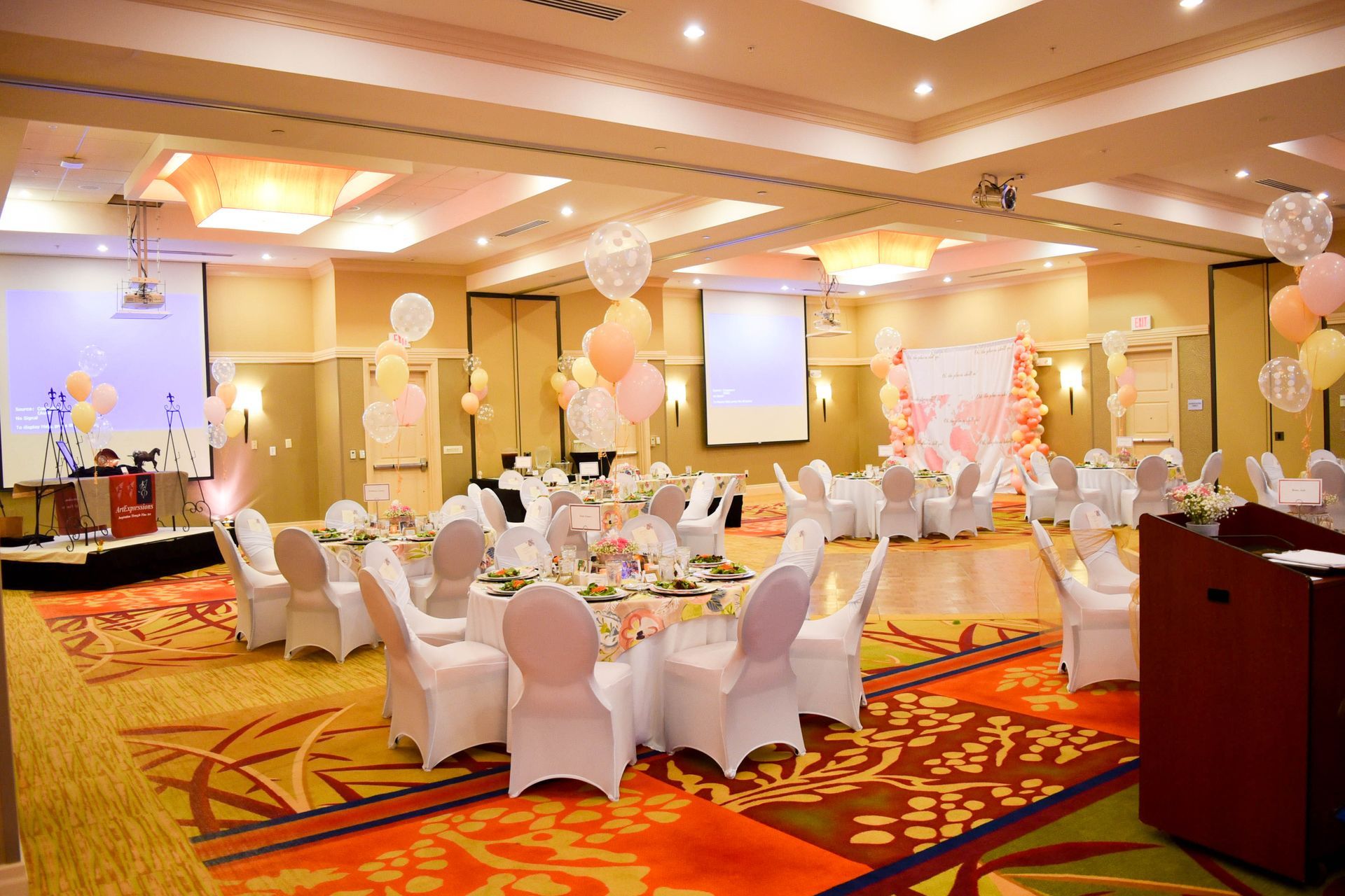 Shon Barnwell Decorated Event Room