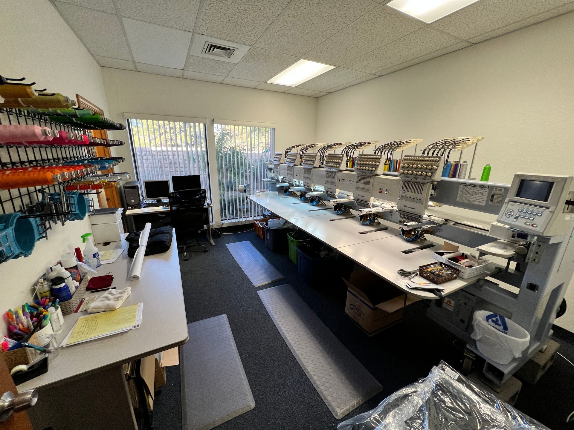 textile manufacturing room