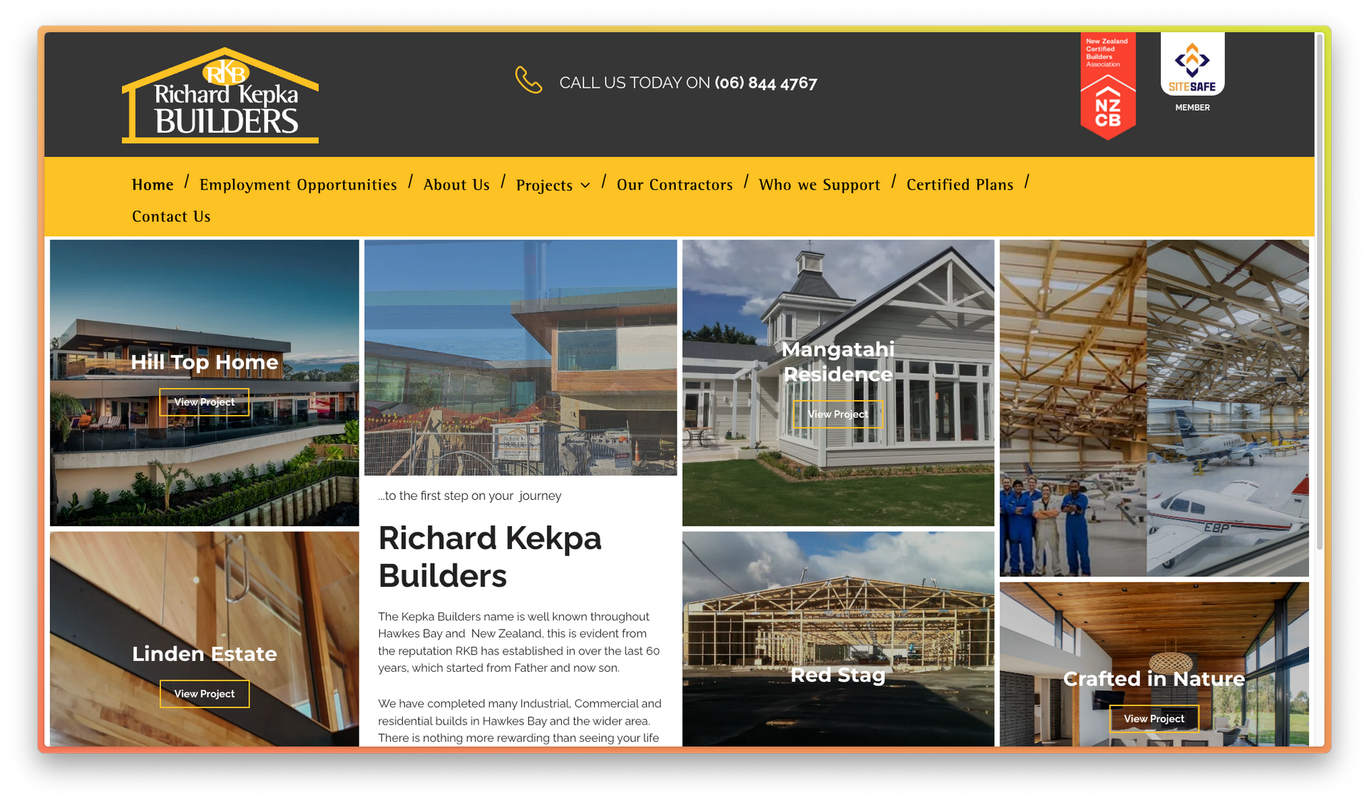 Manawatū Business Chamber Website Design