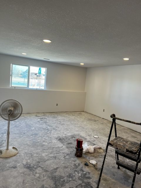Finished dry wall installation