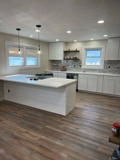 vinyl floor after installation