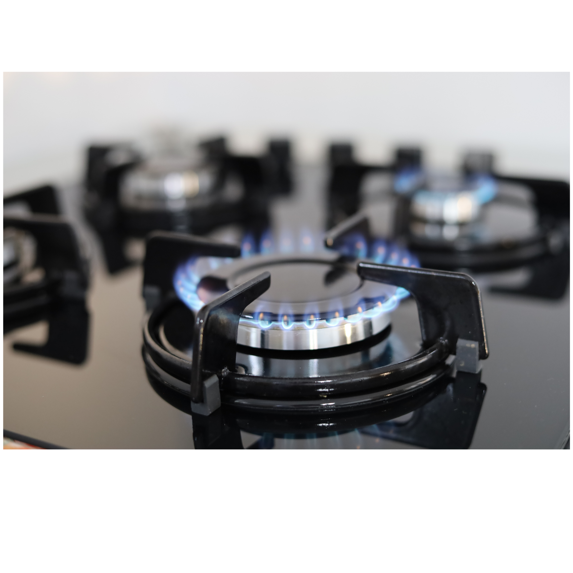 A gas stove