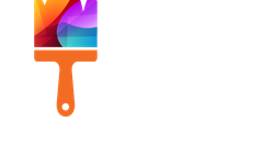 Integrity Finishes logo with white font