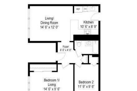 2bd floor plan