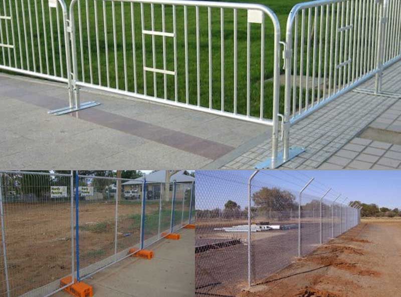 Crowd Control Fencing - Hardy Fence Hire