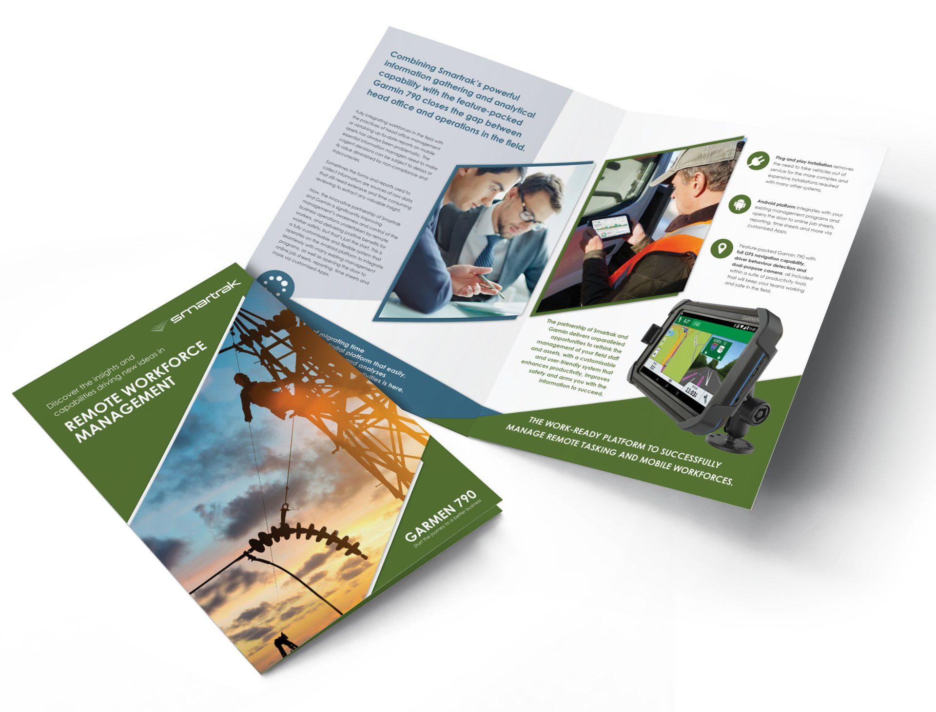 Smartrak communications strategy for product brochure