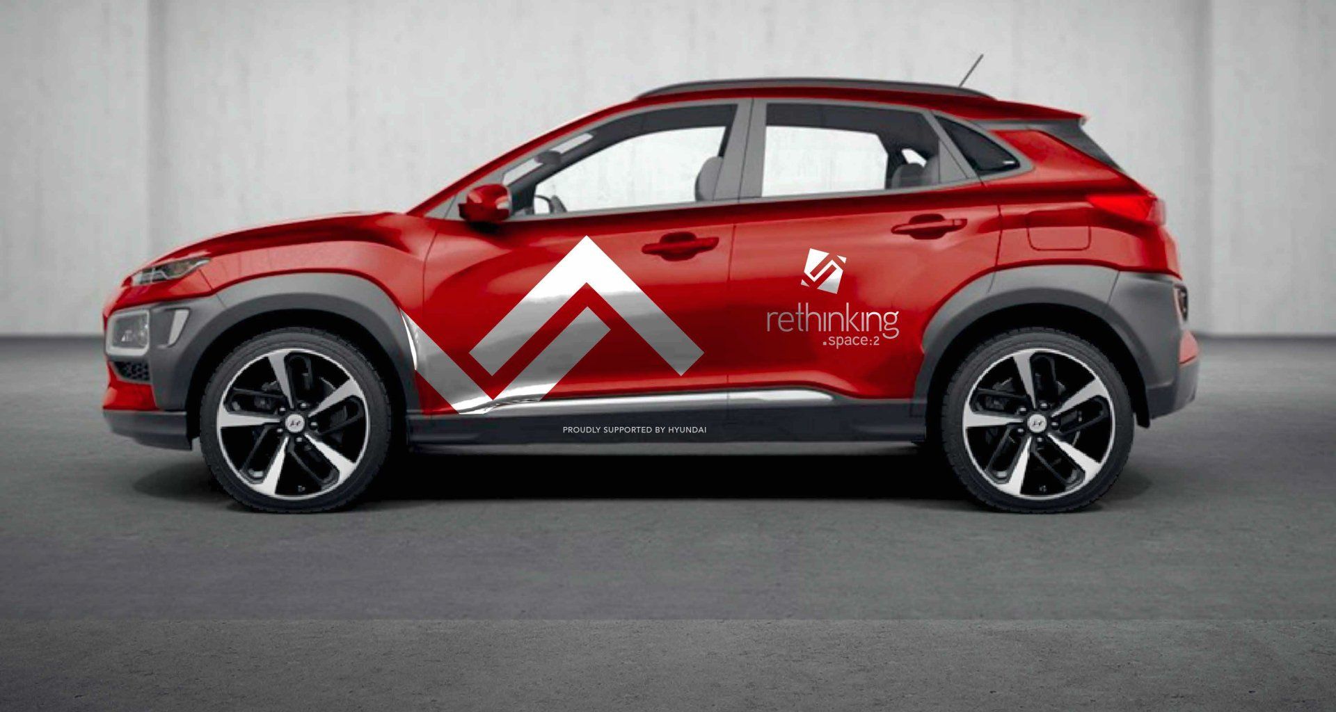 Brand strategist for Rethinking.Space vehicle signwriting