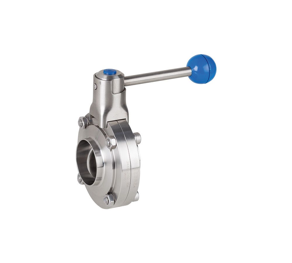 Art 2943E Válvula mariposa extremo soldar/soldar